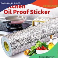 Wallpaper Aluminum Foil Anti Oil Waterproof 100x60cm - YK-292