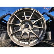 WedsSport Wheels TC105N Sport Rim 17x7.5 4x100 ET38 Champ - READY STOCK