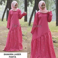 Gamis SHAKIRA -pink fanta