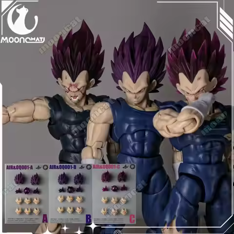 Air&Oq Studio Ultra Ego Vegeta Dragon Ball Shf Head Accessories Air Oq Vegeta Action Figurine Custom