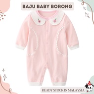 [ Baju Baby Borong ] 3m -24m Baby Girl Romper Princess Elegant Look Design C3109