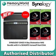 [SYNOLOGY Authorised Distributor] SYNOLOGY DS423 4 Bay DiskStation NAS. Singapore Local 2 Years Warr