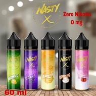 New Liquid Nasty X 60 Ml 0Mg Harga 1 Botol