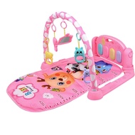 Baby Play Mat Activity Gym with Hanging Toys Kick and Play Piano Gym Mat with Music and Lights for I