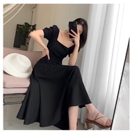 2024 Latest Model Christmas Dress Korean Style Women's Christmas Clothes Midi Set Party Invitation S