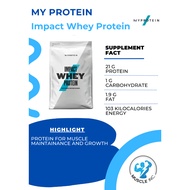 My Protein- Impact Whey Protein 2.5kg Unflavored 