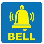 BELL GUIDE STICKER 7X7 CM WATERPROOF WLBEEbiru