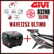 WAVE 125 X ULTIMO WAVE125X WAVE125 X GIVI HRV HEAVY DUTY MONO RACK MONORACK J TAPAK REAR BOX KOTAK B32N E250N B33NM