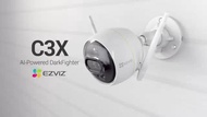 ( โปรโมชั่น++) คุ้มค่า Ezviz (2MP) รุ่น C3X Dual Lens 1080P Wi-Fi Camera 2.8mm : กล้องวงจรปิดภายนอกพ