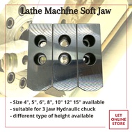 CNC Soft Jaw for 3 Jaw Hydraulic Chuck, Ready Stock