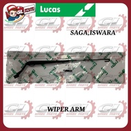 LUCAS WIPER ARM PROTON SAGA 12V ISWARA (U-HOOK CLIP)(FRONT)