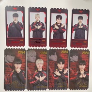 Ticket T1 Base camp Lucky 2024 MSI photocard Faker Oner Gumayusi Keria League LOL