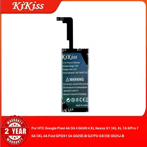 Battery For HTC Google Pixel 4A 5G 4 G020I 4 XL Nexus S1 3XL XL 7A 8/Pro 7 6A 5XL 4A Fold GPDX1 5A G