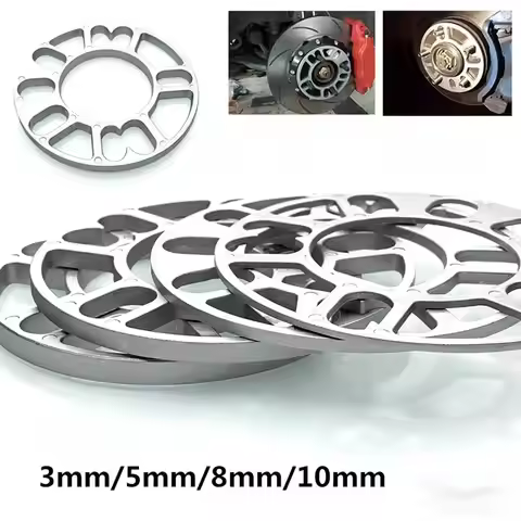 2pcs Universal Car Wheel Tire Spacer Adaptor Shims Plate 3mm 5mm 6mm 8mm 10mm For 4x100 4x114.3 5x10