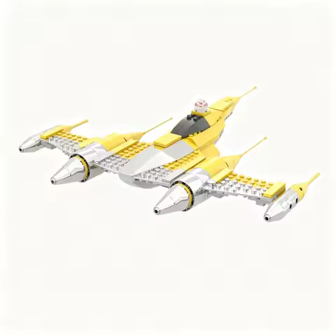 211PCS MOC Space Battle Nb 1S Royal Bomber Model Custom Building Blocks Architecture DIY Assembly Di