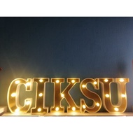 LAMPU HURUF ABJAD MURAH