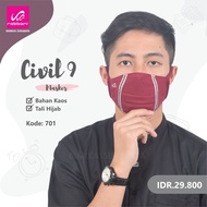 Rabbani 9th CIVIL School Mask