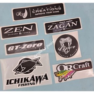 （READY STOK）ORIGINAL HIGH QUALITY STICKER RODFORD, ZEN, ZAGAN, GT-ZERO, VIPER,  OR Craft, DRAVE, ICH