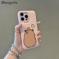 Capybara Cartoon Phone Case For IQOO Z10 Z9 Turbo+ Pro Z7i Neo 11 10 9 9S 8 Pro Plus U3 U3X 5G 4G Cu