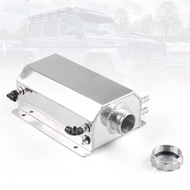 Universal 2L Alloy Engine Oil Fuel Gas Catch Can Breather Tank Bottle Coolant Radiator Overflow Tank