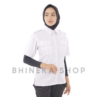 Kemeja Putih Pdh Pns Wanita Kemeja Dinas Pemda Wanita Seragam Pns Putih Wanita