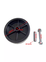 Jack 6 นิ้ว 1200 ปอนด์ ล้อช่วยขับเคลื่อน ขาตั้ง ล้อช่วยขับเคลื่อน ยูนิเวอร์แซล สำหรับรถตowing รถบ้าน