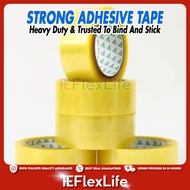 Yellow Tape 45mmX60mm Packing Transparent Tape Binder Packer Sellotape  Heavy Duty Strong Adhesive S