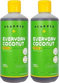Alaffia Hair Care, Everyday Coconut Shampoo, Gentle & Hydrating Daily Cleansing, Wavy & Curly Hair P
