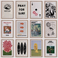 Nordic Funky Minimalism Posters Canvas Painting Retro Wall Pictures Dining Room Home Decoration