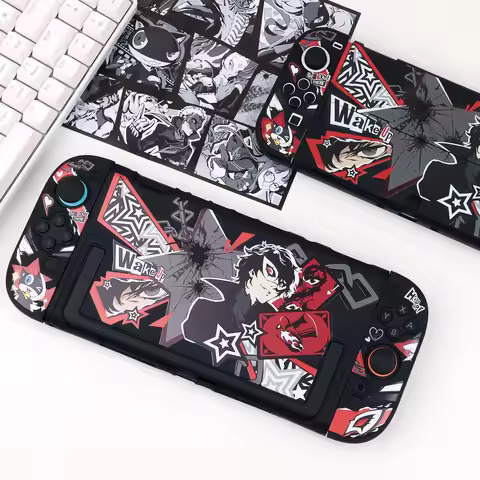 Anime P5r Protective Case For Switch 2 Oled Hard Split Full Cover Shockproof Shell Game Console Acce