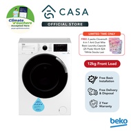 [Climate Voucher] Beko 12kg Front Load Washing Machine | WTE12746X0