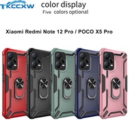 Shockproof Case for Redmi Note 12 Pro Plus Redmi Note 11 10 Pro Max Phone Magnetic Metal Ring Stand Holder Cover