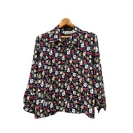 Vintage Shirt For Women Long Sleeves Bust 42/Waist 42/Shoulder 16/Length 23 Second Hand Japanese Mad