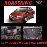 HONDA CITY TMO 2008 - 2014 LOWER SHIELD OIL GEAR ENGINE UNDER CARBON BLACK COVER PP MATERIAL