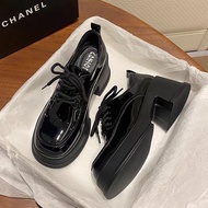 Spring 2026 Women's Leather Shoes with Elevated Sole