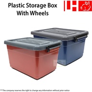 [BULK] 35L Storage Box with Wheels / Box Simpanan/ Plastic Storage Box