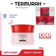 Ponds Age Miracle Night Cream 10 gr / Krim Malam Age Miracle / Pelembab Wajah