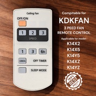 Compatible For KDK ceiling Fan Remote Control K14X2 / K14X5 / K14Y5/ K14XZ / K14YZ