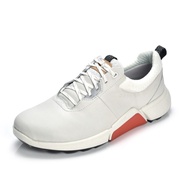ECCO/ECCO Men's Toe Layer Cowhide Golf Shoes Lace-Up Flat Heel Sports Casual Walking Shoes Men108204