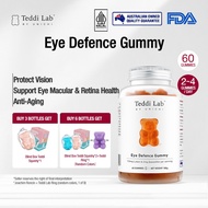 【Official】Unichi Eye Defence Teddi Lab Gummy (60 Gummies) Protect Vision，Support Eye Macular，Retina 