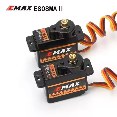 Original EMAX ES08MAII 12G Metal Gear Micro Servo For Cars, Ships, Helicopters And Airplanes