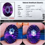 UNGU Natural AMETHYST QUARTZ (Purple AMETHYST FREE MEMO) A008