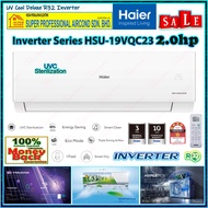 Haier 2.0hp Inverter Air Conditioner HSU-19VQC23 R32 Energy Saving Inverter Aircond ((UVC Sterilization))