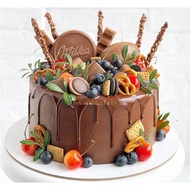 [Ready Stock] Choc Sponge Mix Mauri/ Choc Moist Cake Mix Mauri/ Macadams/ Tepung Choc Optima Kek (14