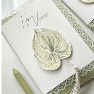 (Wedding Vows) Hoa MON VOWS CARD at Segen's Tiny World