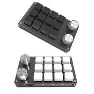 H812-Key+2-Knob Custom Keypad 12-Key OSU Gaming Mini One-Handed Mechanical Keyboard Support Hot Swap