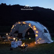 (包郵) Mountainihiker 球穹頂戶外帳篷隧道式雙開露營牛津布防水防曬帳篷
