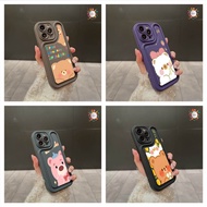 CUSTOM BEAR MUGGELO SILICONE SOFTCASE FOR J6+ J7 PRIME A8 A9 A12 A15 Y12 Y12S Y15 Y15S 10 11 C3 9C 9