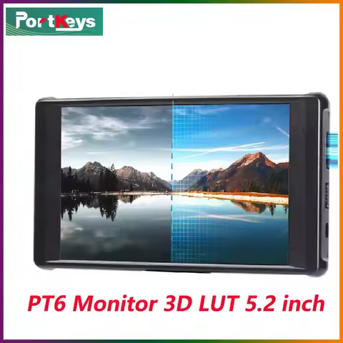 Portkeys PT6 Monitor 5.2 inch 3D LUT 4K Display Real Time Monitoring Stretch Legs Effects Touch Scre
