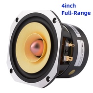 1PC 4 inch Audio Speaker 4/8 ohm 25W Full Range HIFI Aluminum Frame Treble Midrange Thick Bass Loudspeaker For Home Theater D